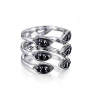 Tacori Sterling Silver The Ivy Lane Diamond and Gemstone Men's Ring - SR19944