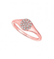 Jewelmi Custom 14k Rose Gold Diamond Ring