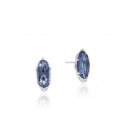 Tacori Sterling Silver Horizon Shine Gemstone Stud Earring - SE24833