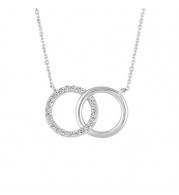 Jewelmi Custom 14k White Gold Diamond Necklace