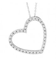 Jewelmi Custom 14k White Gold Diamond Necklace
