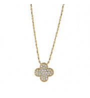 Jewelmi Custom 14k Yellow Gold Diamond Necklace