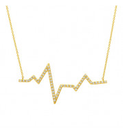 Jewelmi Custom 14k Yellow Gold Diamond Necklace