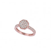 Jewelmi Custom 14k Rose Gold Diamond Ring