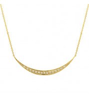 Jewelmi Custom 14k Yellow Gold Diamond Necklace