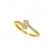 Jewelmi Custom 14k Yellow Gold Diamond Ring