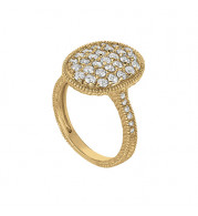 Jewelmi Custom 14k Yellow Gold Diamond Ring