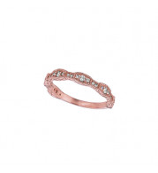 Jewelmi Custom 14k Rose Gold Diamond Ring