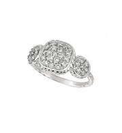 Jewelmi Custom 14k White Gold Diamond Ring