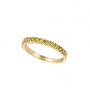 Jewelmi Custom 14k Yellow Gold Diamond Stackable Ring