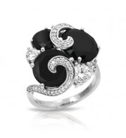 Belle Etoile Andromeda Black & White Ring