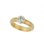 Jewelmi Custom 14k Yellow Gold Diamond Ring