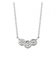 Jewelmi Custom 14k White Gold Diamond Necklace