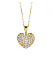 Jewelmi Custom 14k Yellow Gold Diamond Necklace