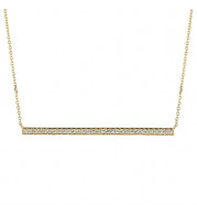 Jewelmi Custom 14k Yellow Gold Diamond Necklace