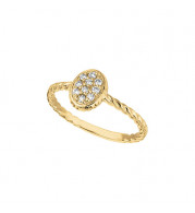 Jewelmi Custom 14k Yellow Gold Diamond Ring