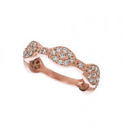 Jewelmi Custom 14k Rose Gold Diamond Ring