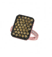 Jewelmi Custom 14k Rose Gold Diamond Ring