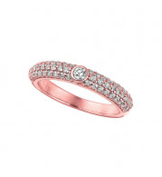 Jewelmi Custom 14k Rose Gold Diamond Ring