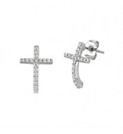 Jewelmi Custom 14k White Gold Diamond Earrings