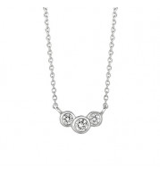 Jewelmi Custom 14k White Gold Diamond Necklace