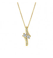 Jewelmi Custom 14k Yellow Gold Diamond Necklace