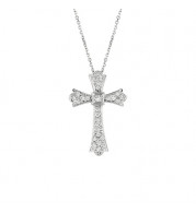 Jewelmi Custom 14k White Gold Diamond Necklace