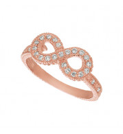 Jewelmi Custom 14k Rose Gold Diamond Ring