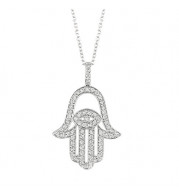 Jewelmi Custom 14k White Gold Diamond Necklace