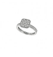 Jewelmi Custom 14k White Gold Diamond Ring