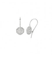 Jewelmi Custom 14k White Gold Diamond Earrings