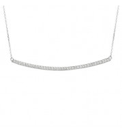Jewelmi Custom 14k White Gold Diamond Necklace