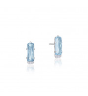 Tacori Sterling Silver Horizon Shine Gemstone Stud Earring - SE24902