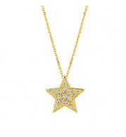 Jewelmi Custom 14k Yellow Gold Diamond Necklace