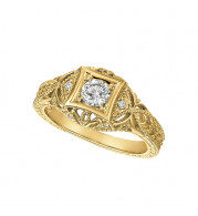 Jewelmi Custom 14k Yellow Gold Diamond Ring