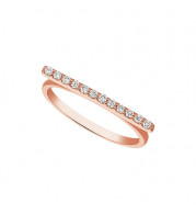 Jewelmi Custom 14k Rose Gold Diamond Ring