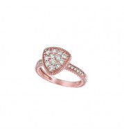Jewelmi Custom 14k Rose Gold Diamond Ring