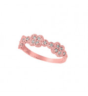 Jewelmi Custom 14k Rose Gold Diamond Ring