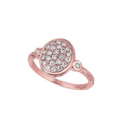 Jewelmi Custom 14k Rose Gold Diamond Ring