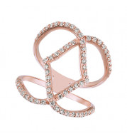 Jewelmi Custom 14k Rose Gold Diamond Ring