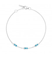 Tacori Sterling Silver Petite Gemstones Women's Bracelet - SB23133