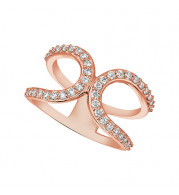 Jewelmi Custom 14k Rose Gold Diamond Ring
