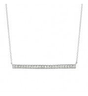 Jewelmi Custom 14k White Gold Diamond Necklace