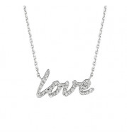 Jewelmi Custom 14k White Gold Diamond Necklace