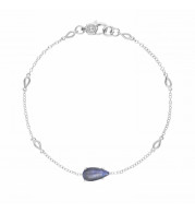 Tacori Sterling Silver Horizon Shine Gemstone Women's Bracelet - SB22646