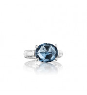Tacori Sterling Silver Gemma Bloom Gemstone Men's Ring - SR13933