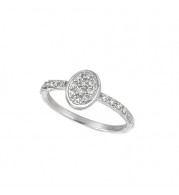 Jewelmi Custom 14k White Gold Diamond Ring