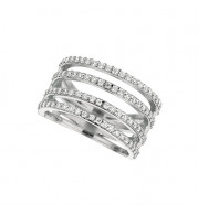 Jewelmi Custom 14k White Gold Diamond Ring