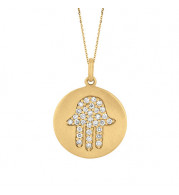 Jewelmi Custom 14k Yellow Gold Diamond Necklace