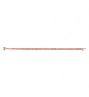 Jewelmi Custom 14k Rose Gold Diamond Bracelet